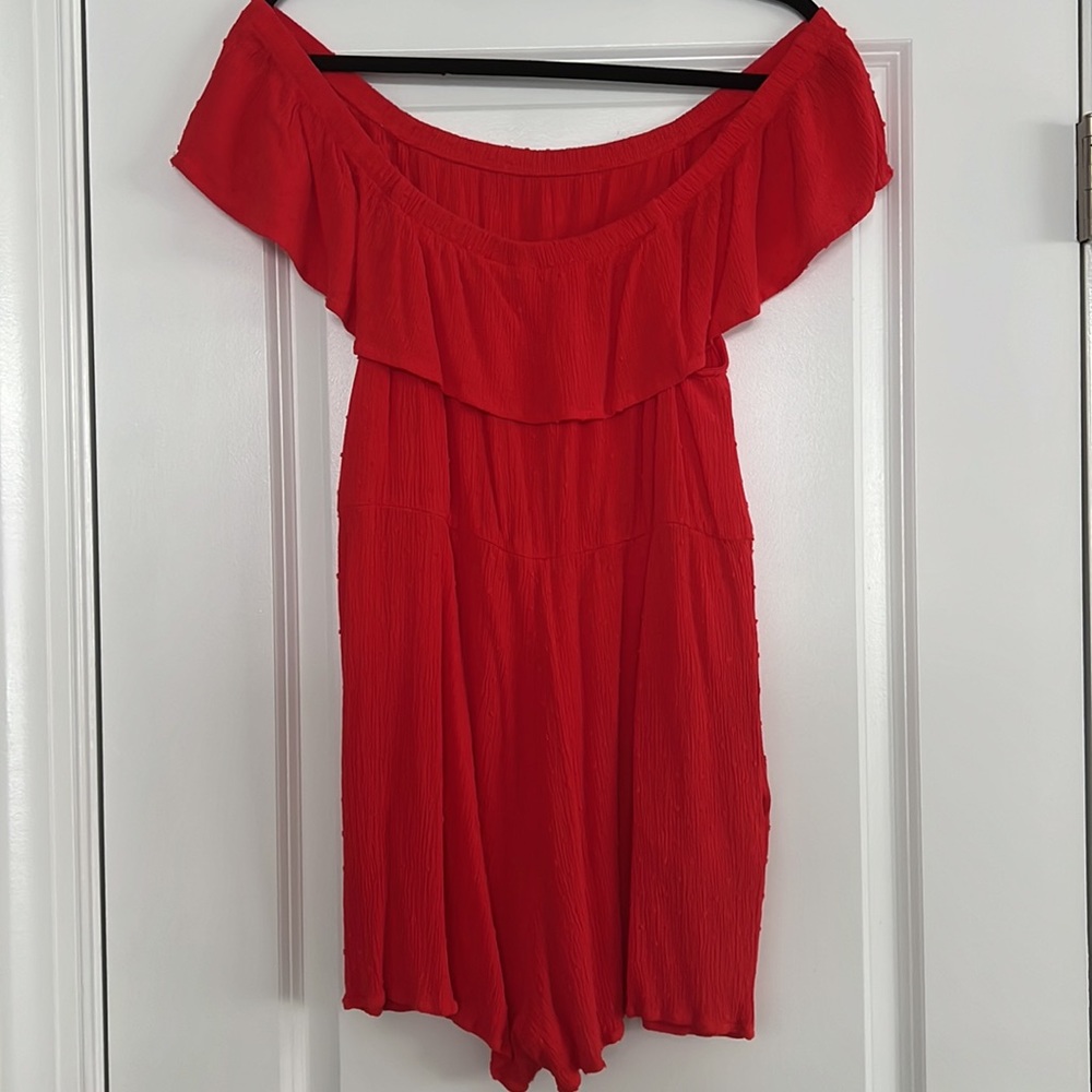Red Romper - Picture 2 of 6